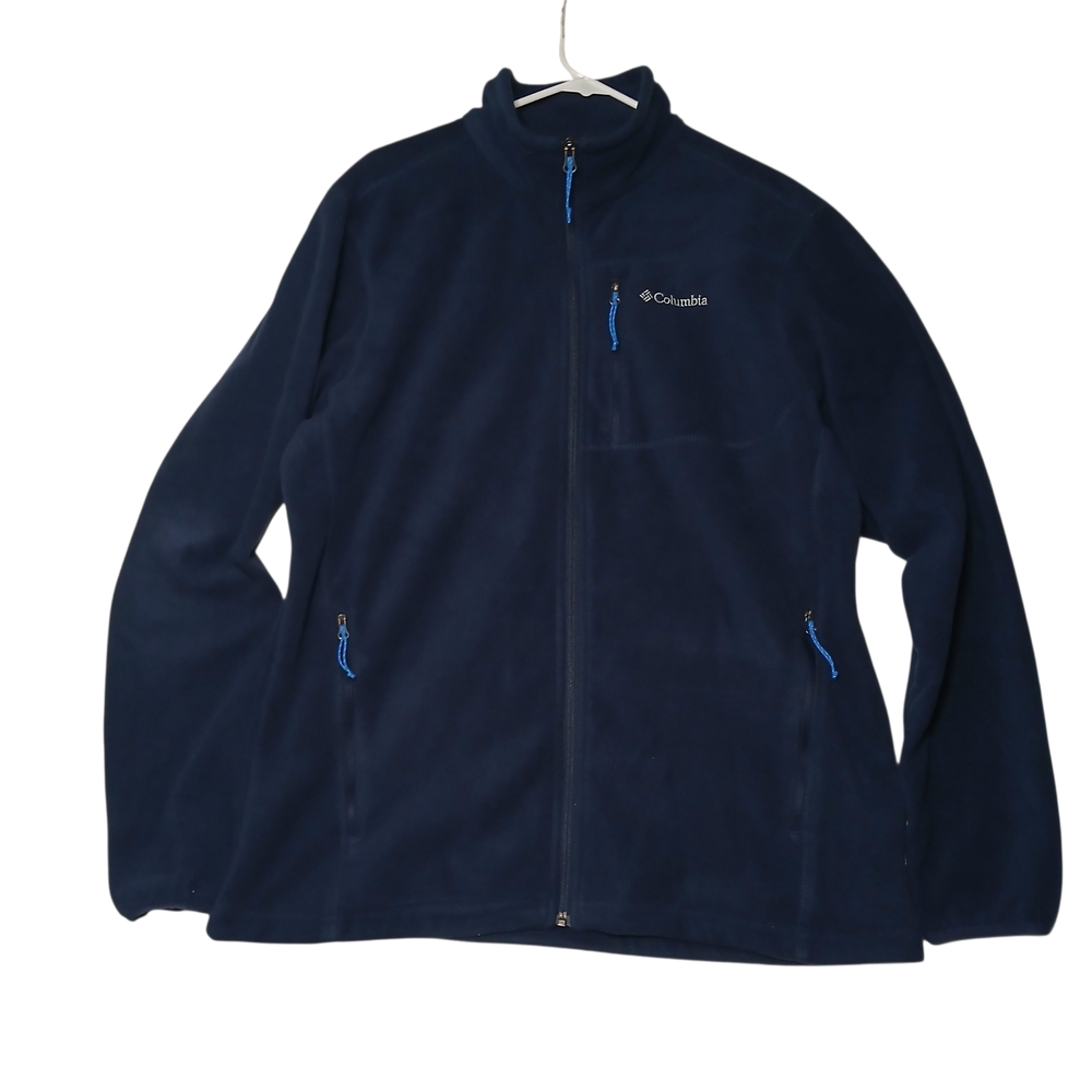 Columbia Men’s Full-Zip Navy Fleece Jacket L